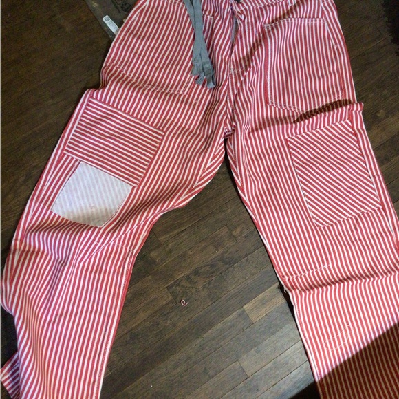3 left ! ! boho striped barrel jeans - Picture 3 of 5